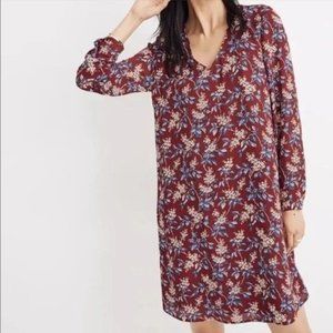 Madewell Women's V-neck, button-up back, Mini Dress Size M